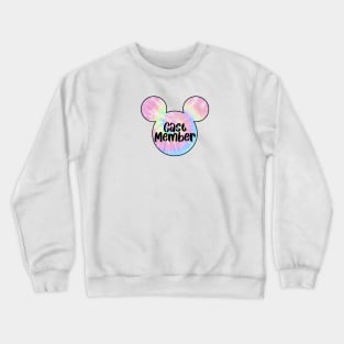 cast member tie dye Crewneck Sweatshirt